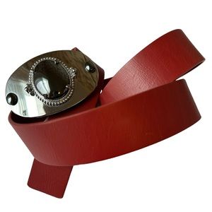 Leather Belt & Buckle M
